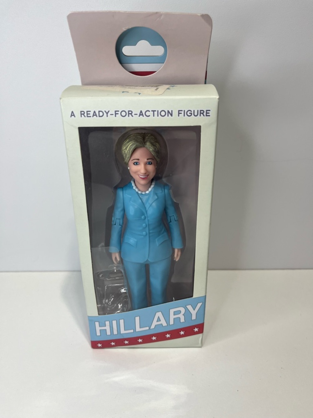Hillary Clinton Ready for Action Figure 2016 Blue